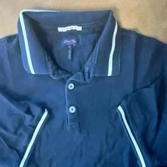 Mens Good Man Brand Match Point Polo Navy Size XL - Picture 6 of 8
